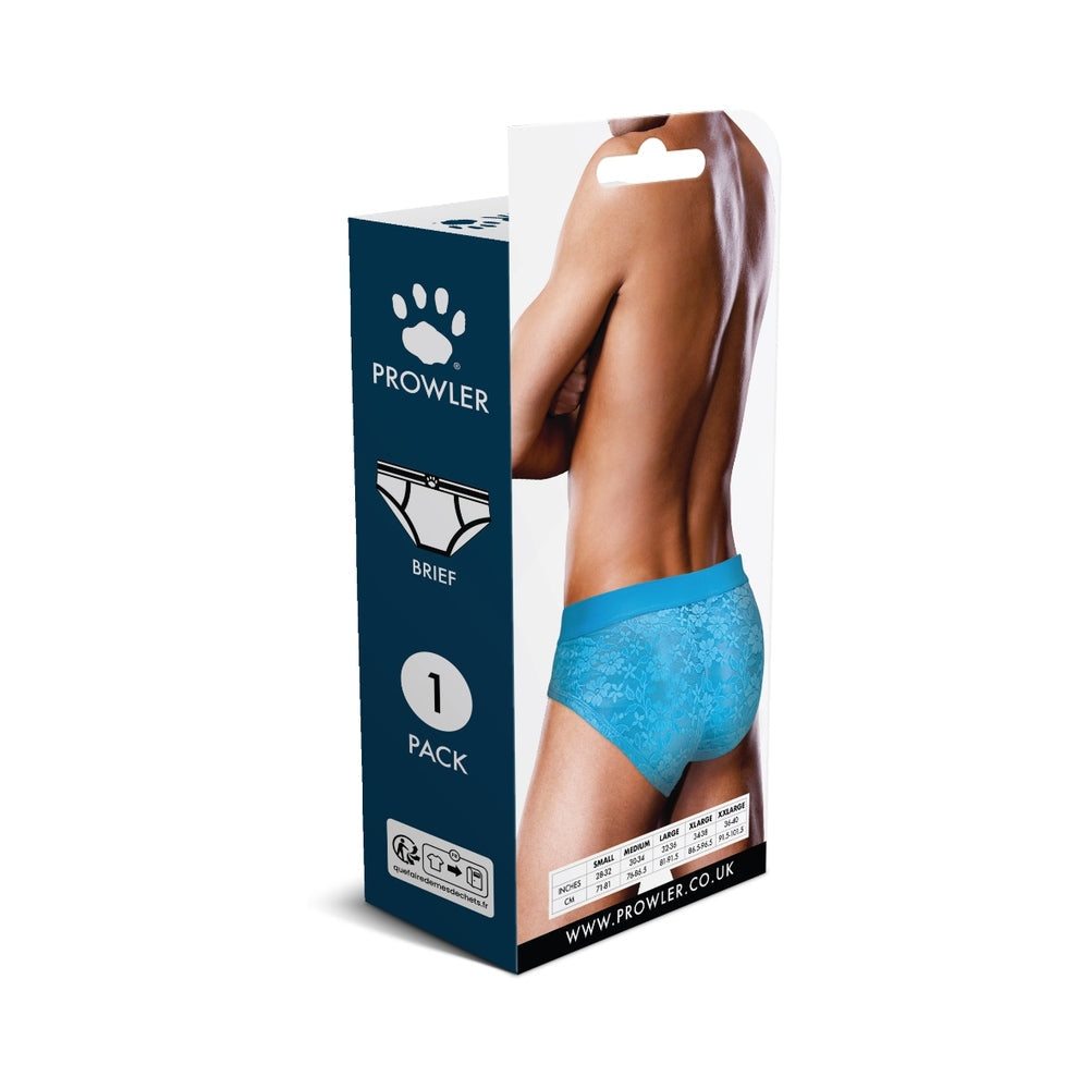 Prowler Lace Brief Neon Blue XL