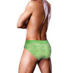 Prowler Lace Brief Neon Green L