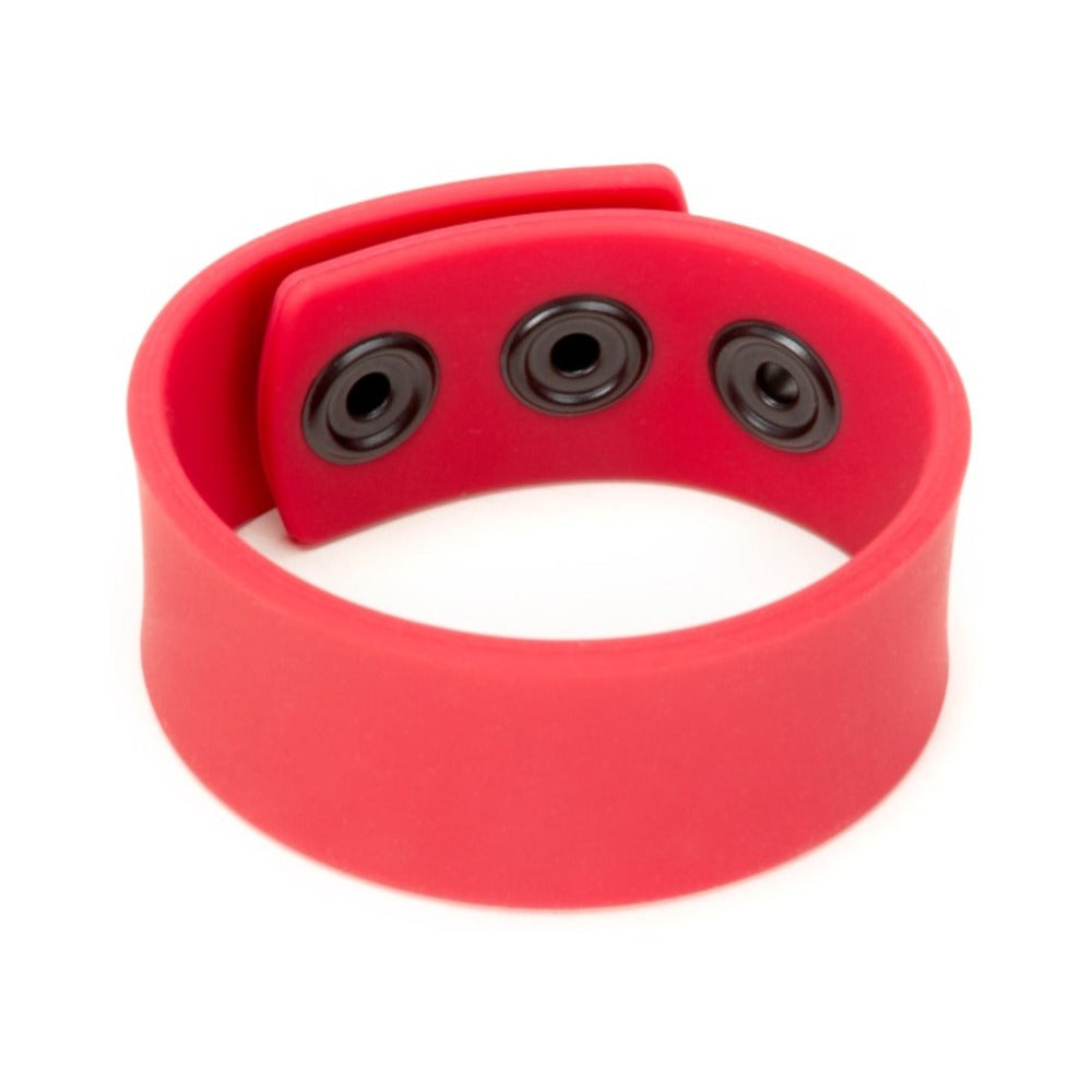 Prowler RED Silicone Cock Strap Red