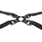 Sportsheets Velvet Noir Adjustable Hog Tie & Cuff Set