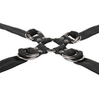 Sportsheets Velvet Noir Adjustable Hog Tie & Cuff Set