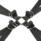 Sportsheets Velvet Noir Adjustable Hog Tie & Cuff Set