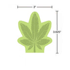 Cannabis Leaf Sticky Notes