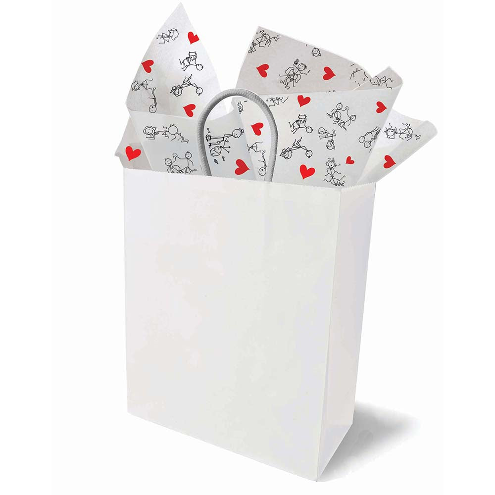 Naughty Stick Figure Tissue Paper