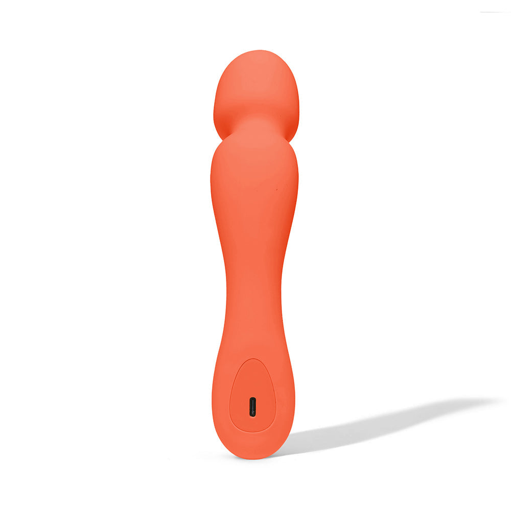 Dame Min Mini Wand Vibrator Papaya