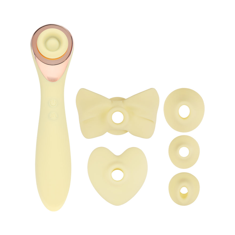 LoveLine Darling AirTapTech Rechargeable Vibrator Yellow
