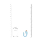 LoveLine Daydream AirTapTech Rechargeable Vibrator Blue