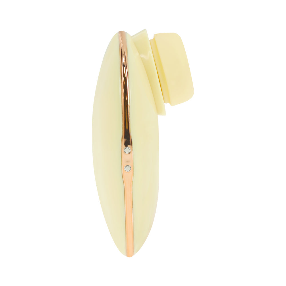 LoveLine Dreamsicle AirTapTech Rechargeable Vibrator Yellow