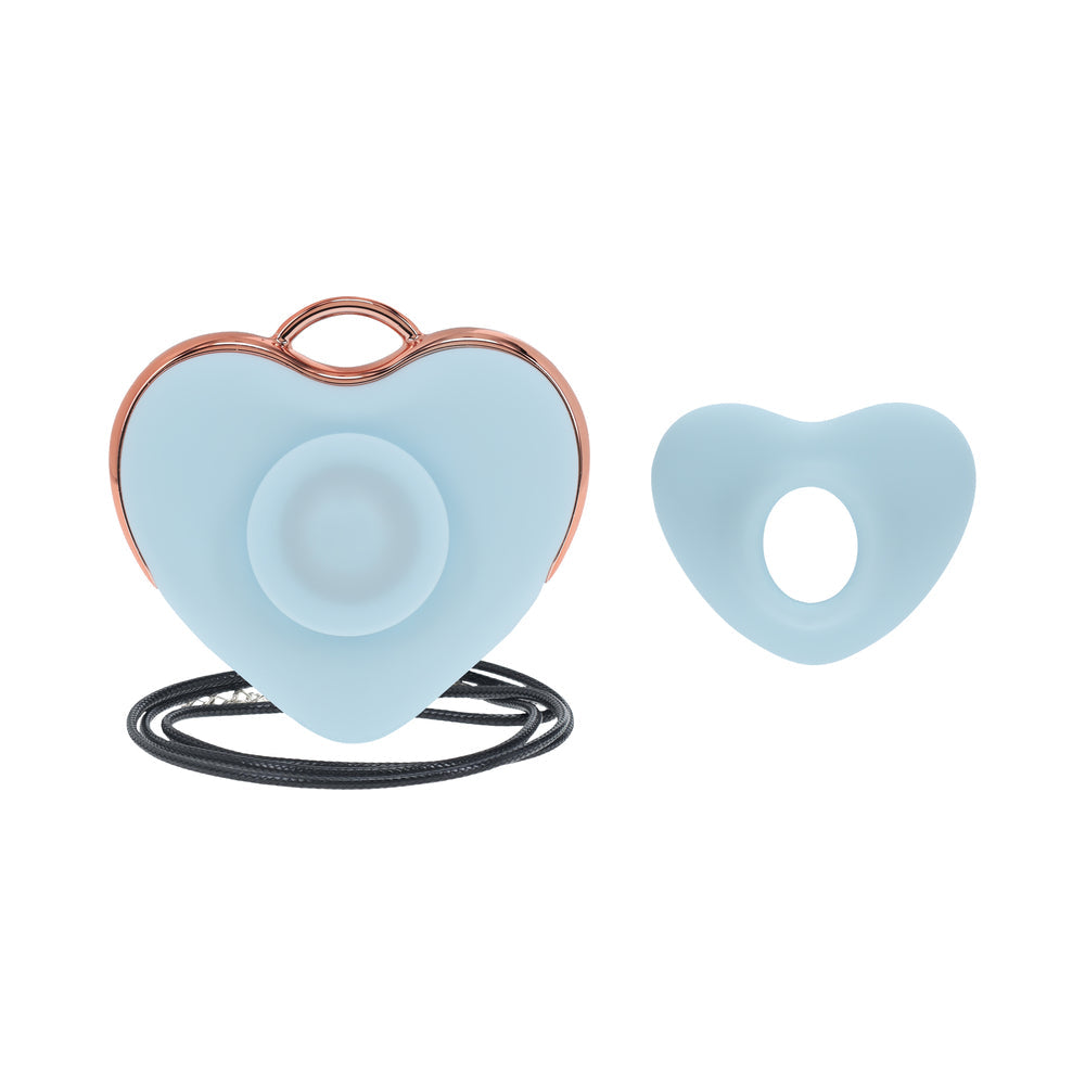 LoveLine Luvie AirTapTech Rechargeable Vibrator Waterproof Blue