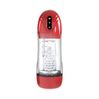 PUMPED SonicPull Masturbator Suction Vibration Multimedia Enhanced Metallic Red