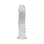 RealRock Wireless Rechargeable Remote Control LED Vibrating 6 in. Dildo Clear
