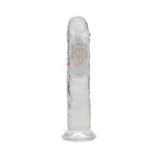 RealRock Wireless Rechargeable Remote Control LED Vibrating 7 in. Dildo Clear