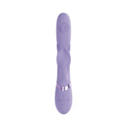 VIVE Fronda Rechargeable G-Spot and Tapping Leaf Clit Stimulator Lavender
