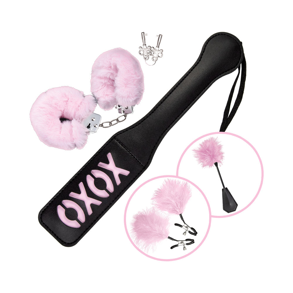 Bondage By Nasstoys Naughty In Pink Black/Pink