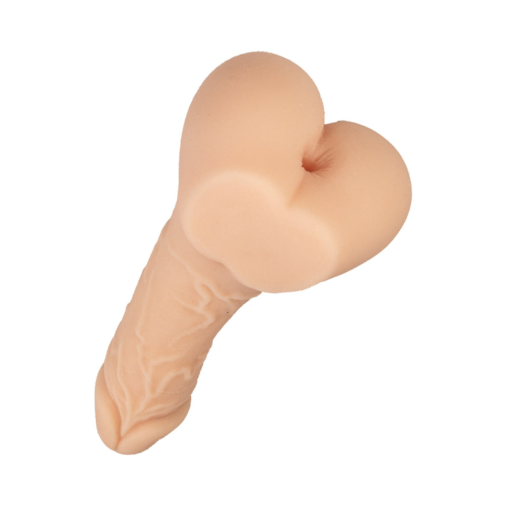Always Horny Self-Lubricating  Masturbator & Penis Sleeve 9 in. Stud Beige