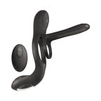 Enhancer Vibrating Lovers Ring Black