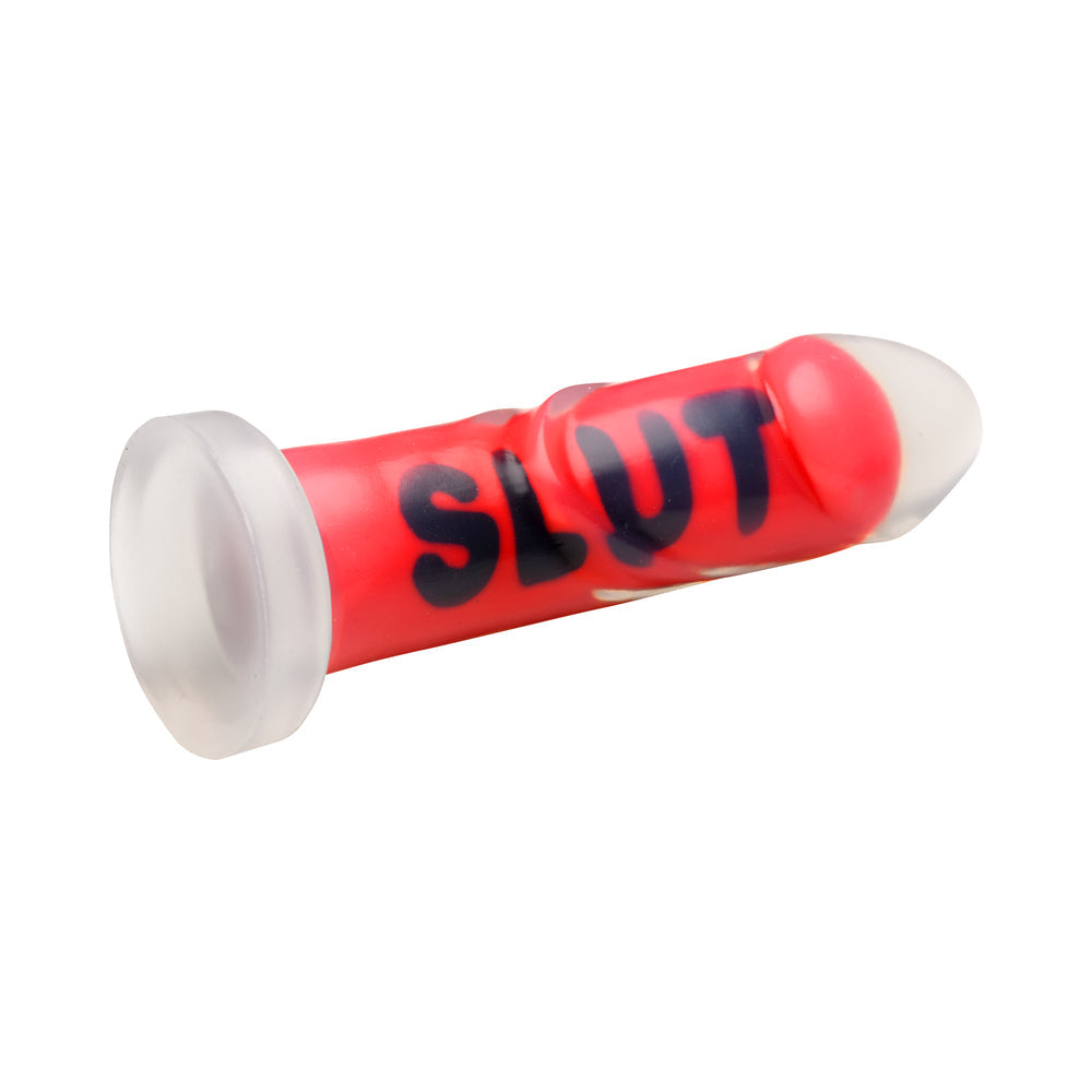 Master Series SLUT Silicone Dildo