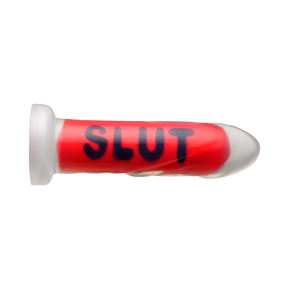 Master Series SLUT Silicone Dildo