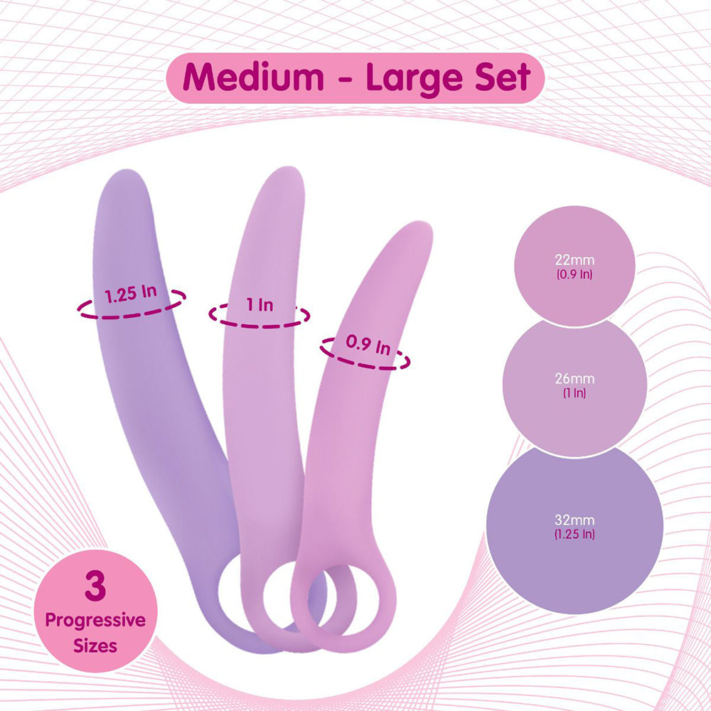 Skins Care Curved Dilators 3-Piece Set (Medium Large)
