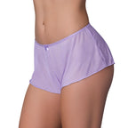 Magic Silk Pheromone Panties Flowy Mesh Short 2-Pack Lilac/Rose S/M