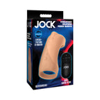 JOCK Vibrating Silicone Penis Sleeve Medium