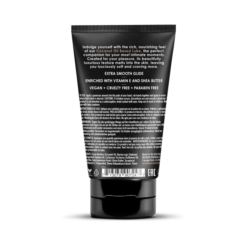 Wicked Coconut Oil Based Lubricant 4 oz.