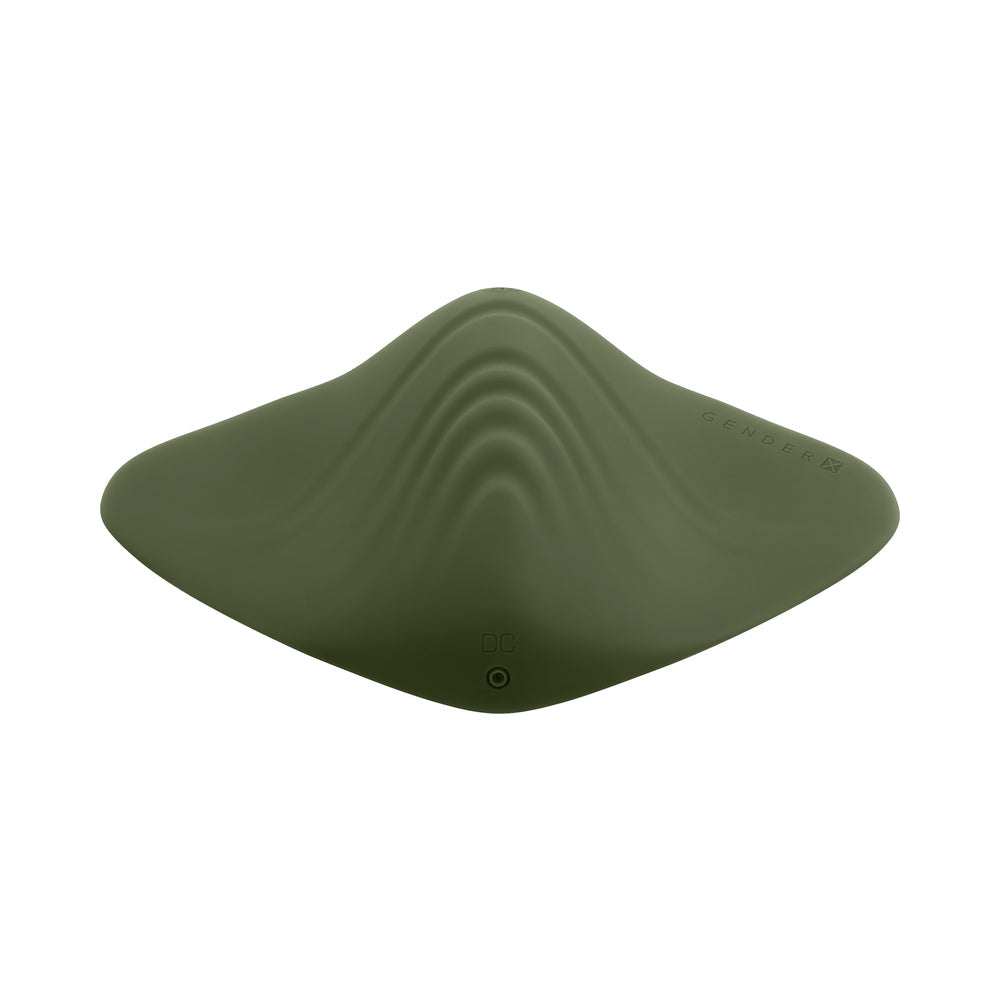 Gender X Pleasure Pad Rechargeable Grinding Pad & Stroker Silicone Green