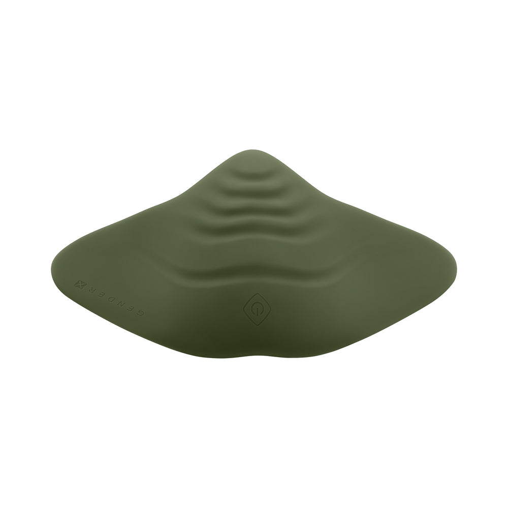 Gender X Pleasure Pad Rechargeable Grinding Pad & Stroker Silicone Green