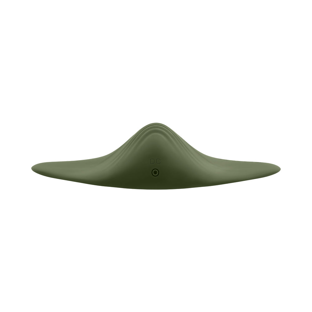 Gender X Pleasure Pad Rechargeable Grinding Pad & Stroker Silicone Green