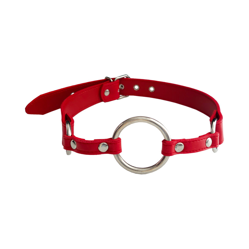 Rouge Fetish Play Vegan O-Ring Gag Red