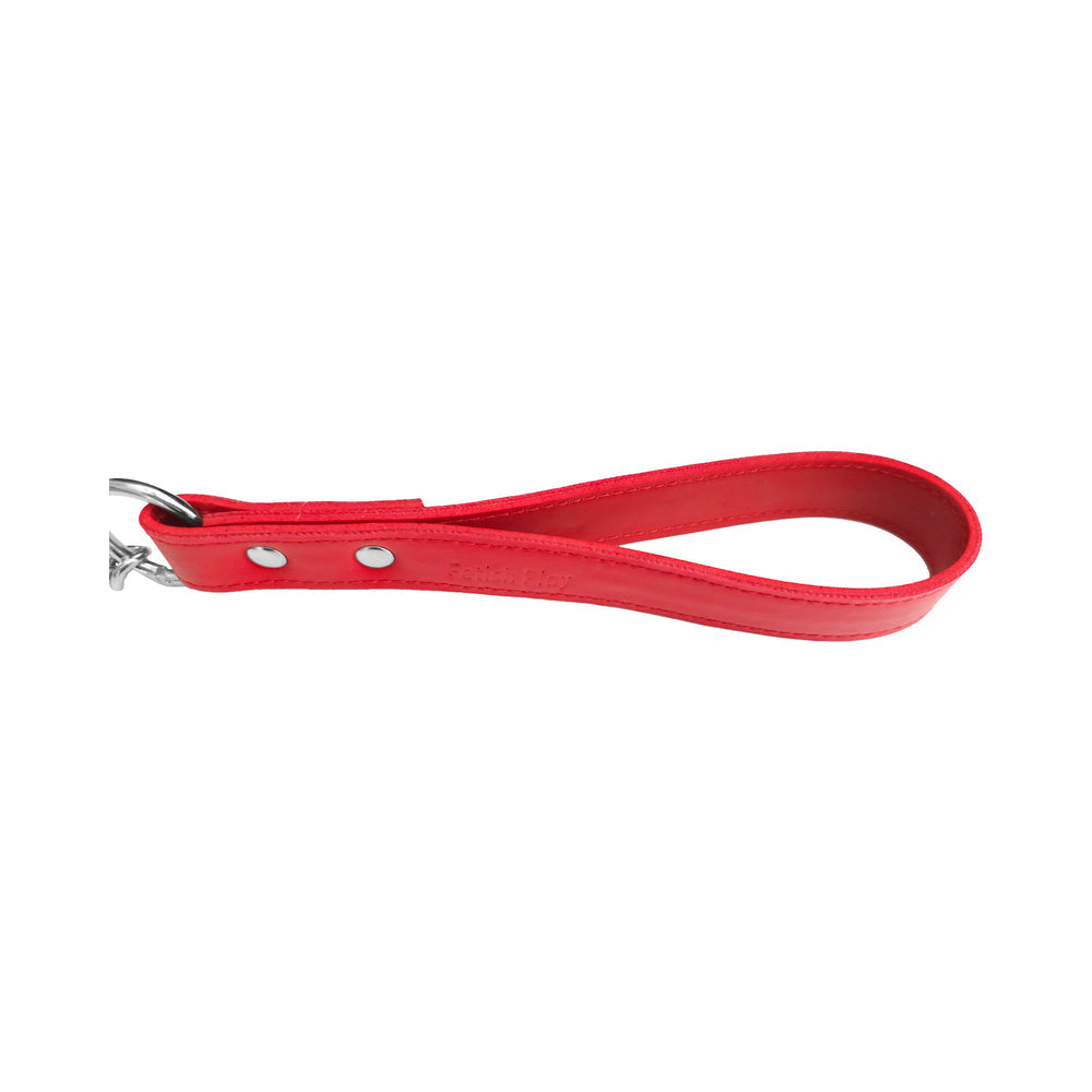 RougeFetish Play Vegan Leash Red