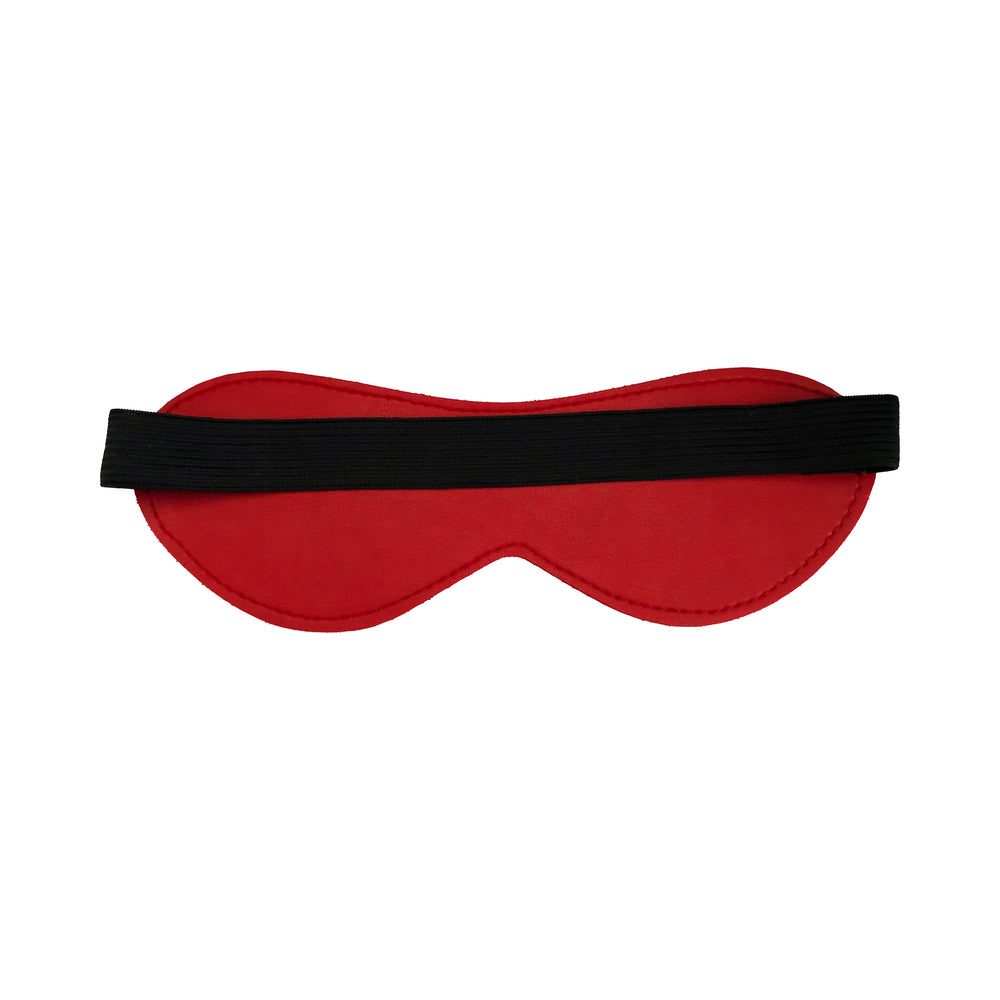 Rouge Fetish Play Vegan Blindfold Red