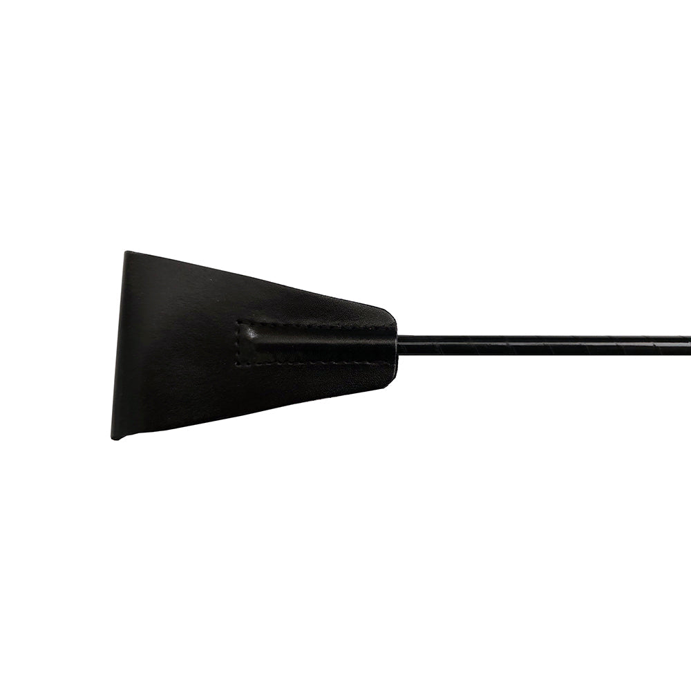 Rouge Fetish Play Vegan Riding Crop Black