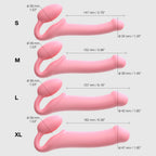 Strap-On-Me Silicone Bendable Strapless Strap-On Pink Medium