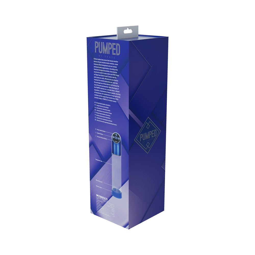 PUMPED Automatic Waterproof Metal Blue