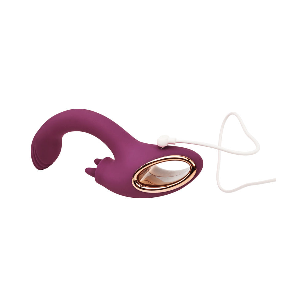 Adam & Eve Rose Gold Clit Tickler Dual Stimulating Vibrator
