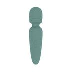 Evolved Rumble Wand Rechargeable Vibrating Mini Wand Silicone Green