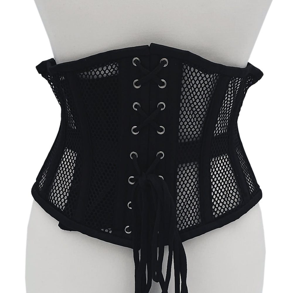 Rouge Mesh Corset Black 3XL/4XL