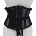 Rouge Mesh Corset Black 3XL/4XL