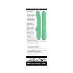 Evolved Full Throttle Rechargeable Warming Vibrator Silicone Mint Green