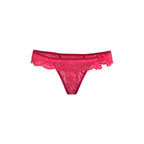 Magic Silk Get It Girl Flutter Thong Diva Pink Queen Size