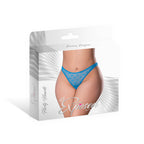 Magic Silk Flirty Hearts Low Rise Micro Thong Blue Sugar Queen Size