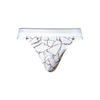 Male Power Soo Cumfy Thong Black/White L/XL