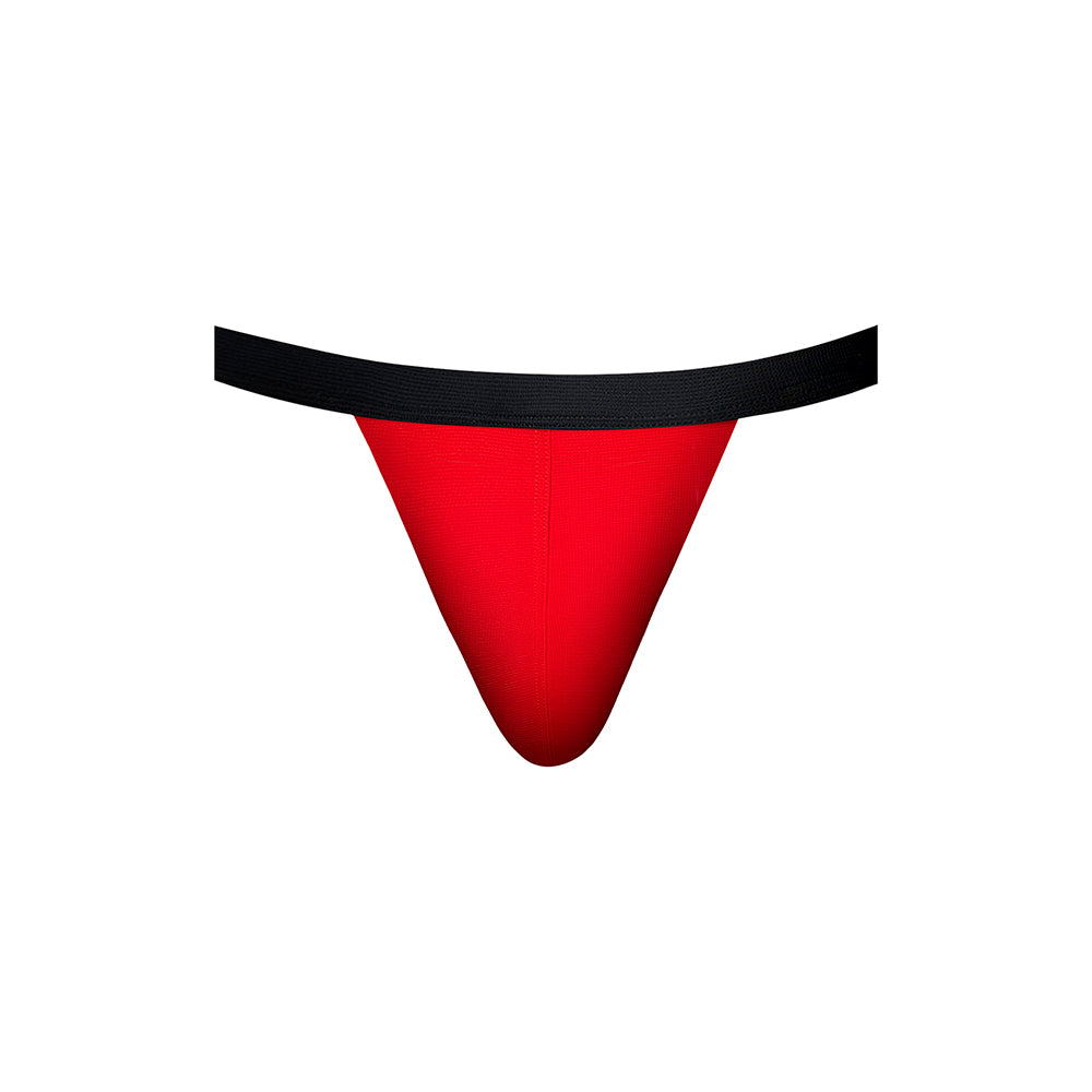 Male Power Hot Mesh Jock Black/Red S/M