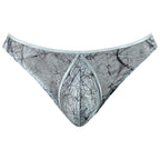 Male Power Marble Mesh Mini Moonshine Silver Blue L/XL