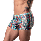 Male Power Your Lace Or Mine Pouch Short Geometric S