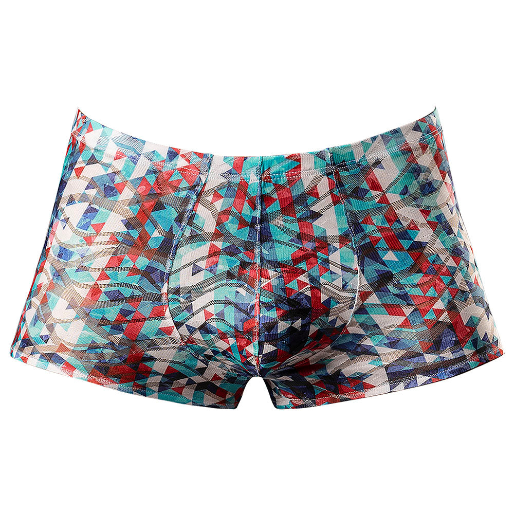 Male Power Your Lace Or Mine Pouch Short Geometric S