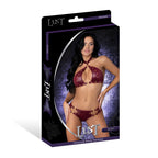 Lust Fetish Juno Burgundy S/M