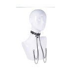 Sportsheets Sex & Mischief Lace Collar with Nipple Ties