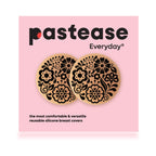 Pastease Halos Reusable Sticky Adhesive Silicone Nipple Cover Floral Nude Small A-C Cup